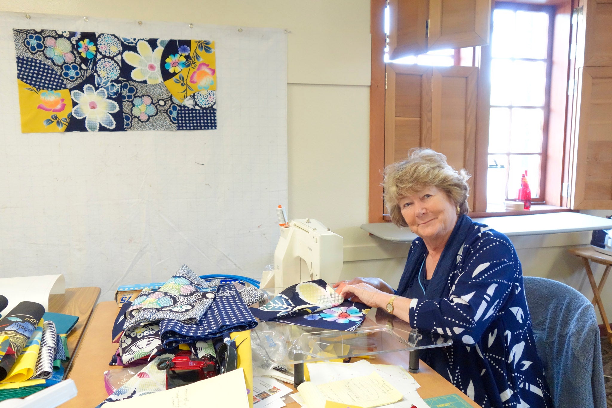 Quilt retreat with Patricia Belyea of Okan Arts