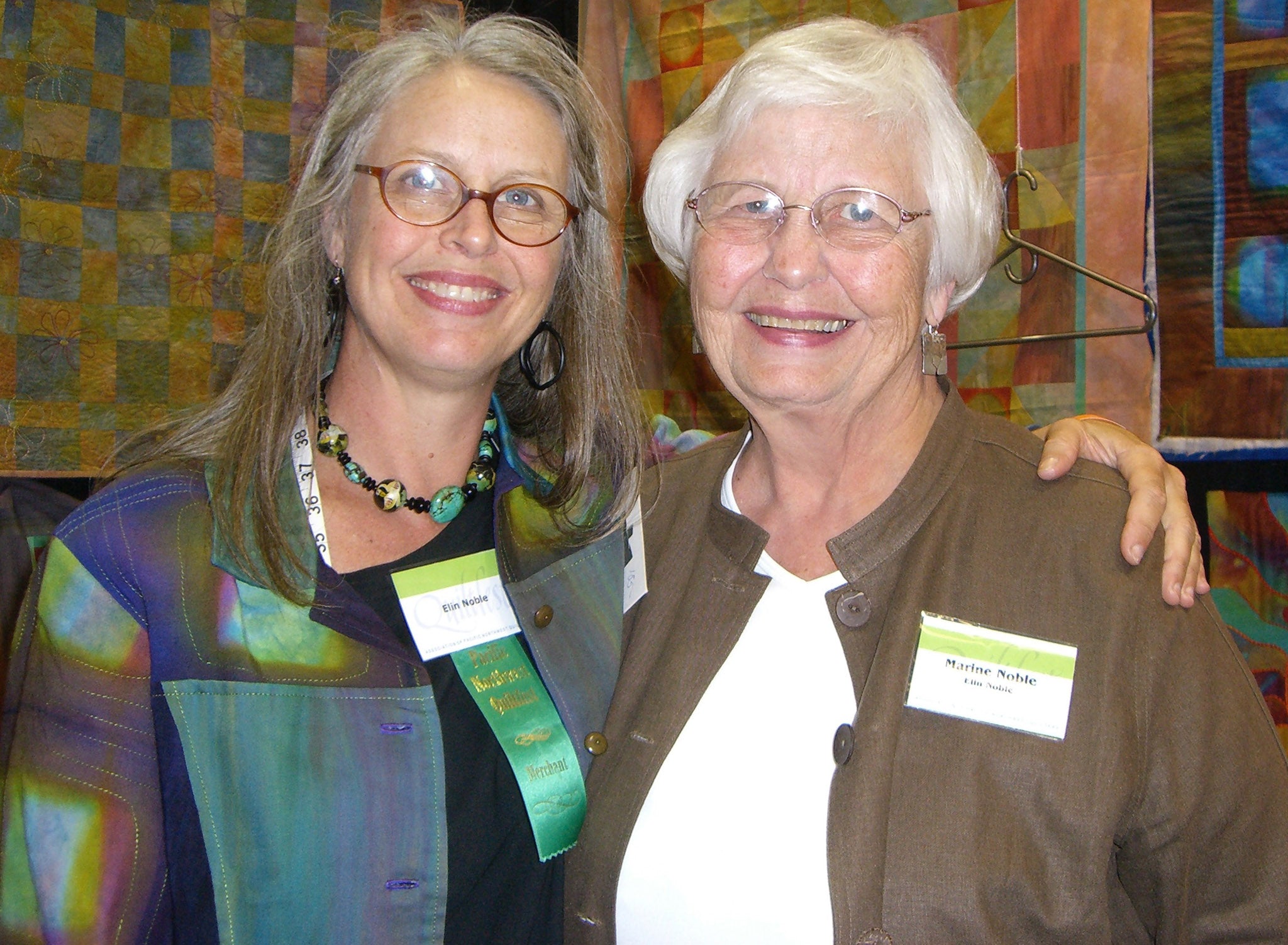 Elin Noble with her mother Maurine Noble