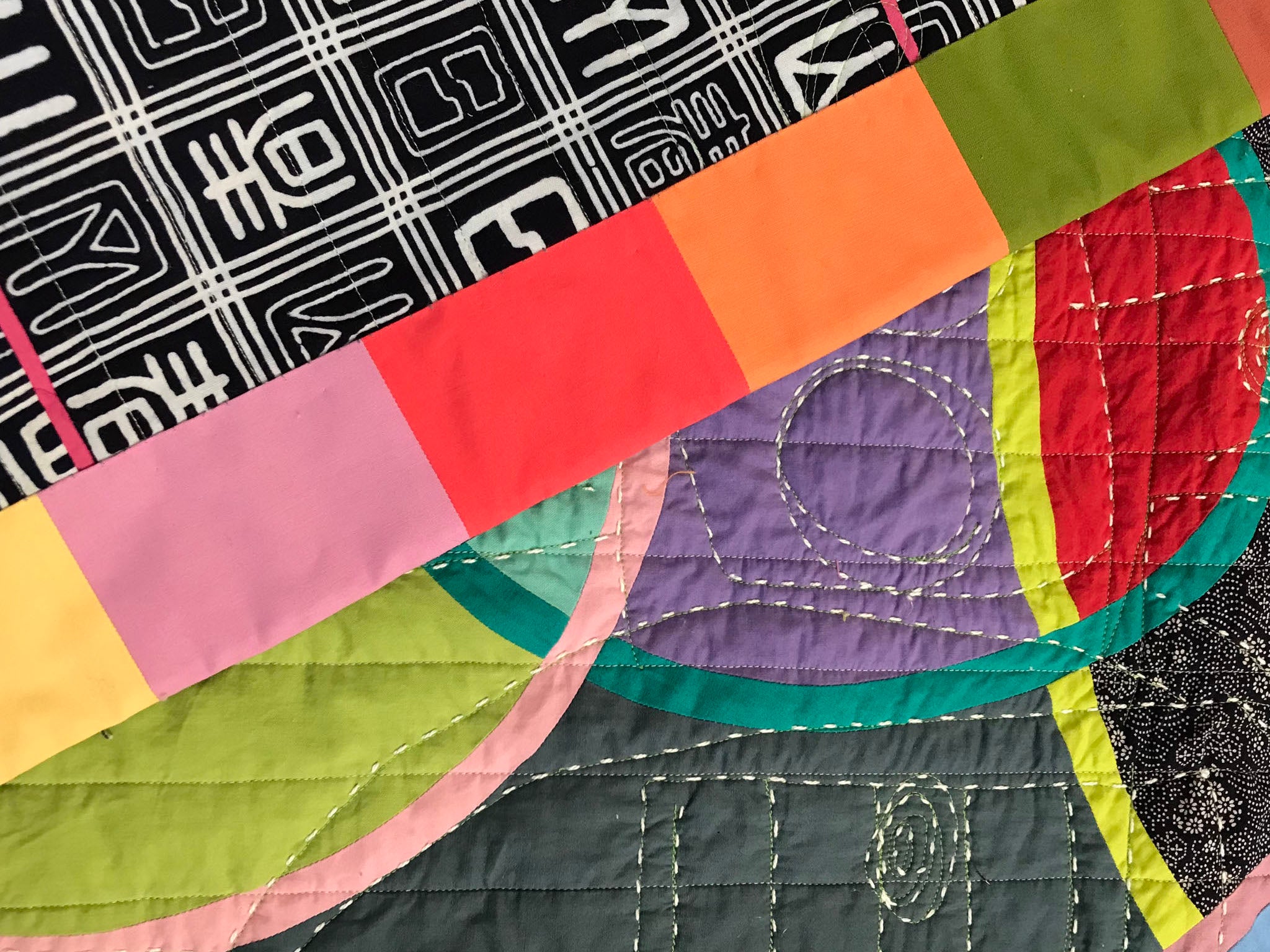 Watermelon From Mars, a quilt by Patricia Belyea
