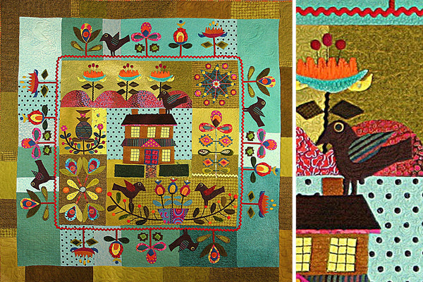 Homegrown Book  Sue Spargo Folk Art Quilts