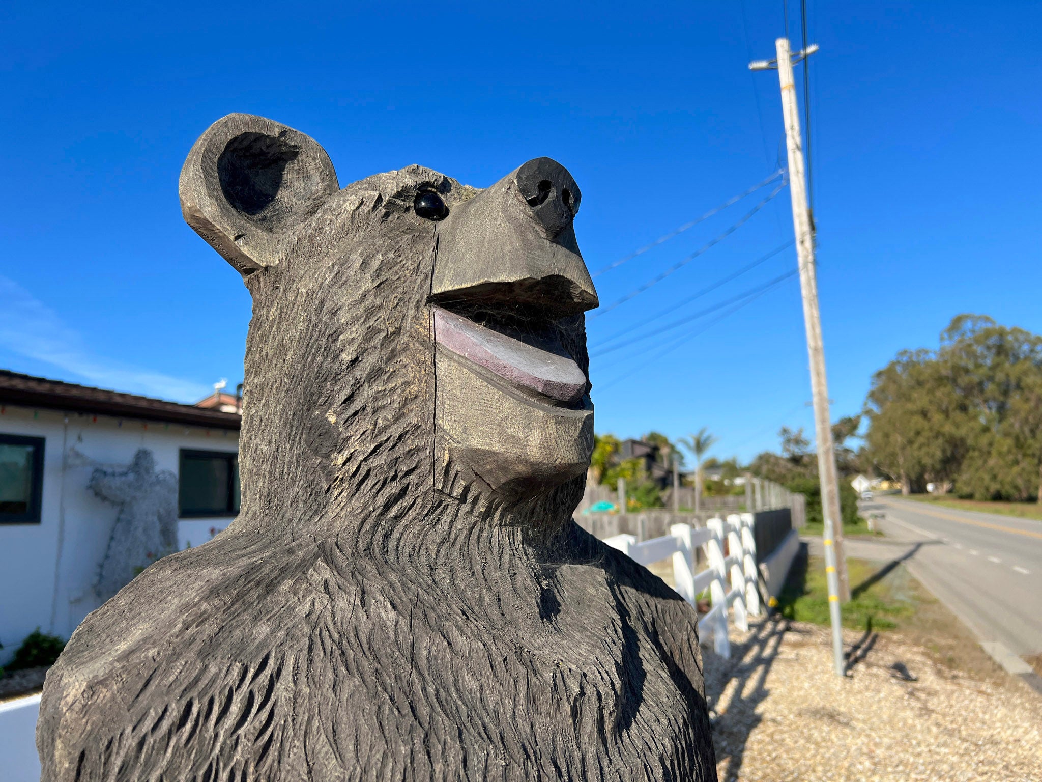 Bear statue in Los Osos CA