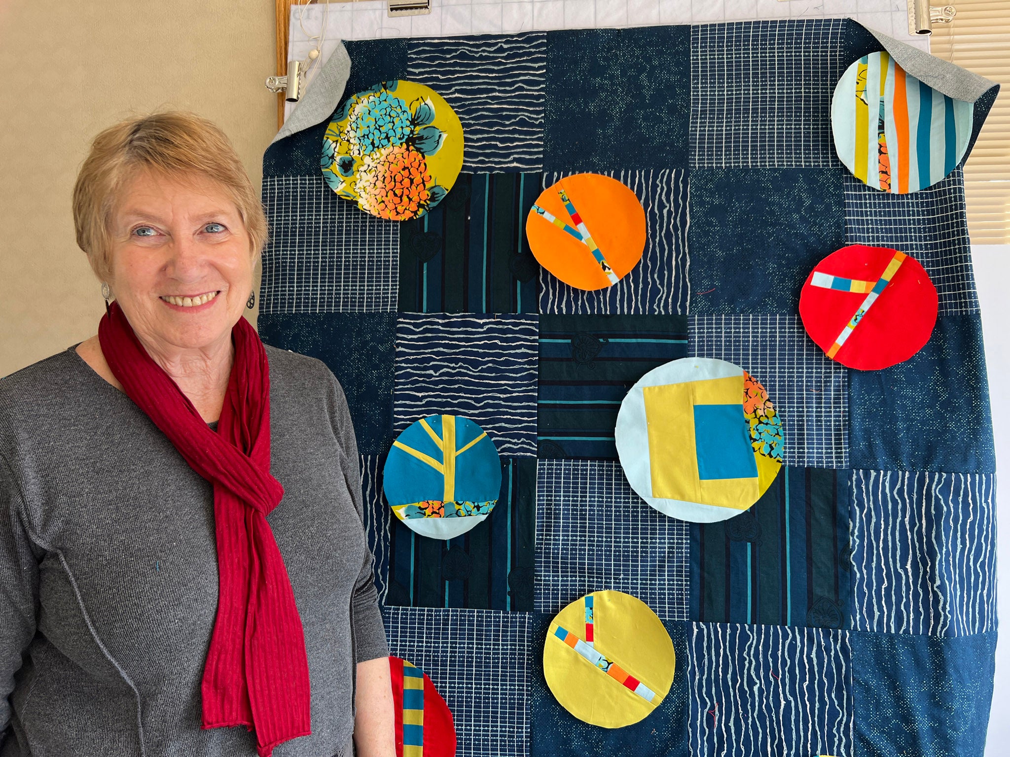 Circle of Life quilting workshop with Patricia Belyea of Okan Arts