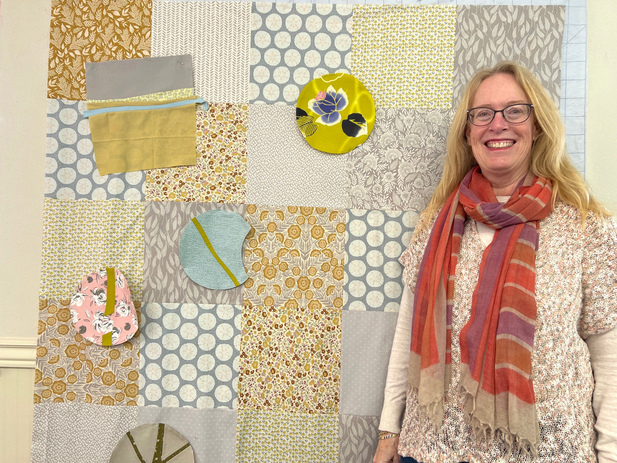 Circle of Life quilting workshop with Patricia Belyea of Okan Arts