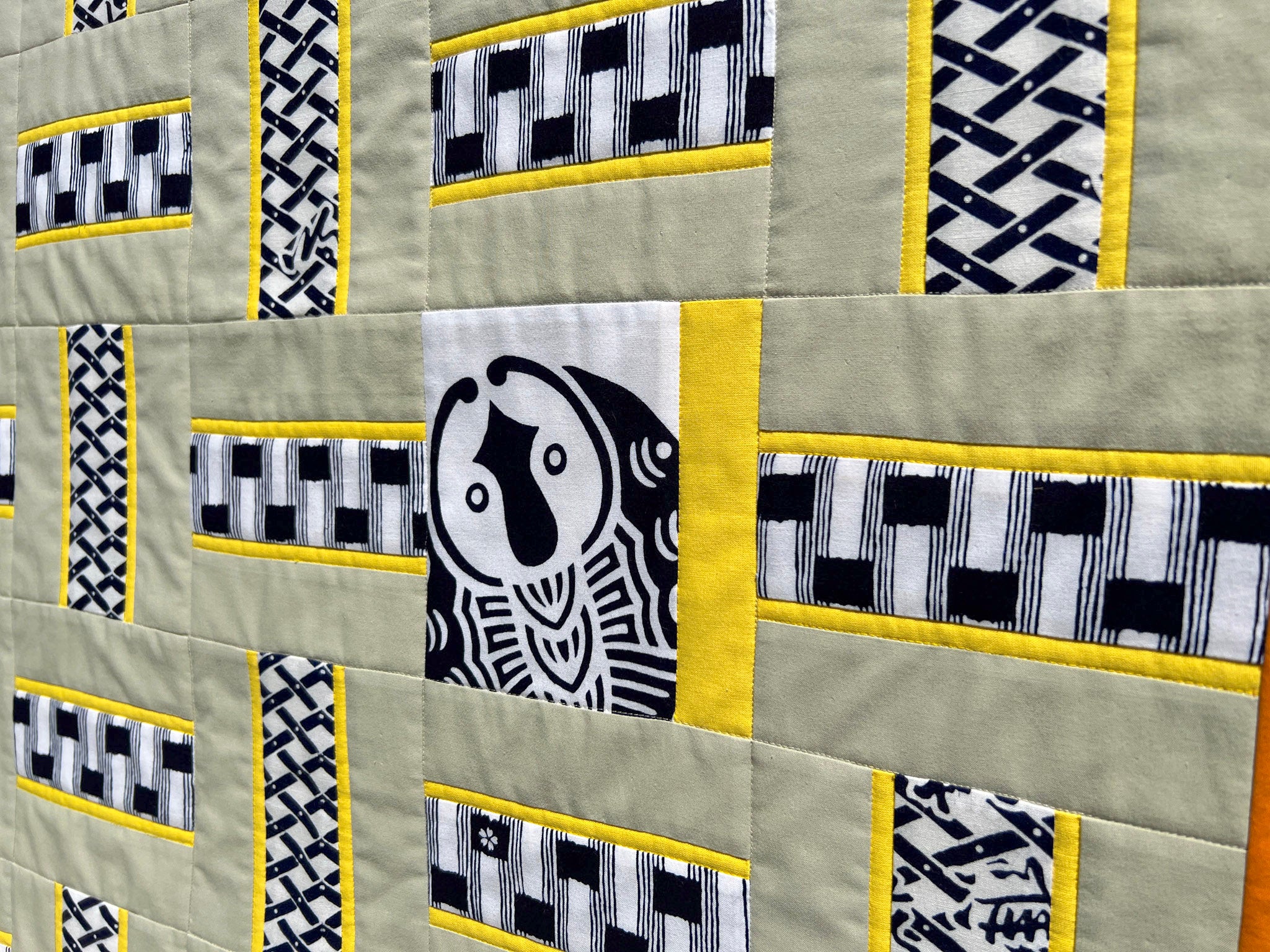 Owlette Quilt by Patricia Belyea of Okan Arts