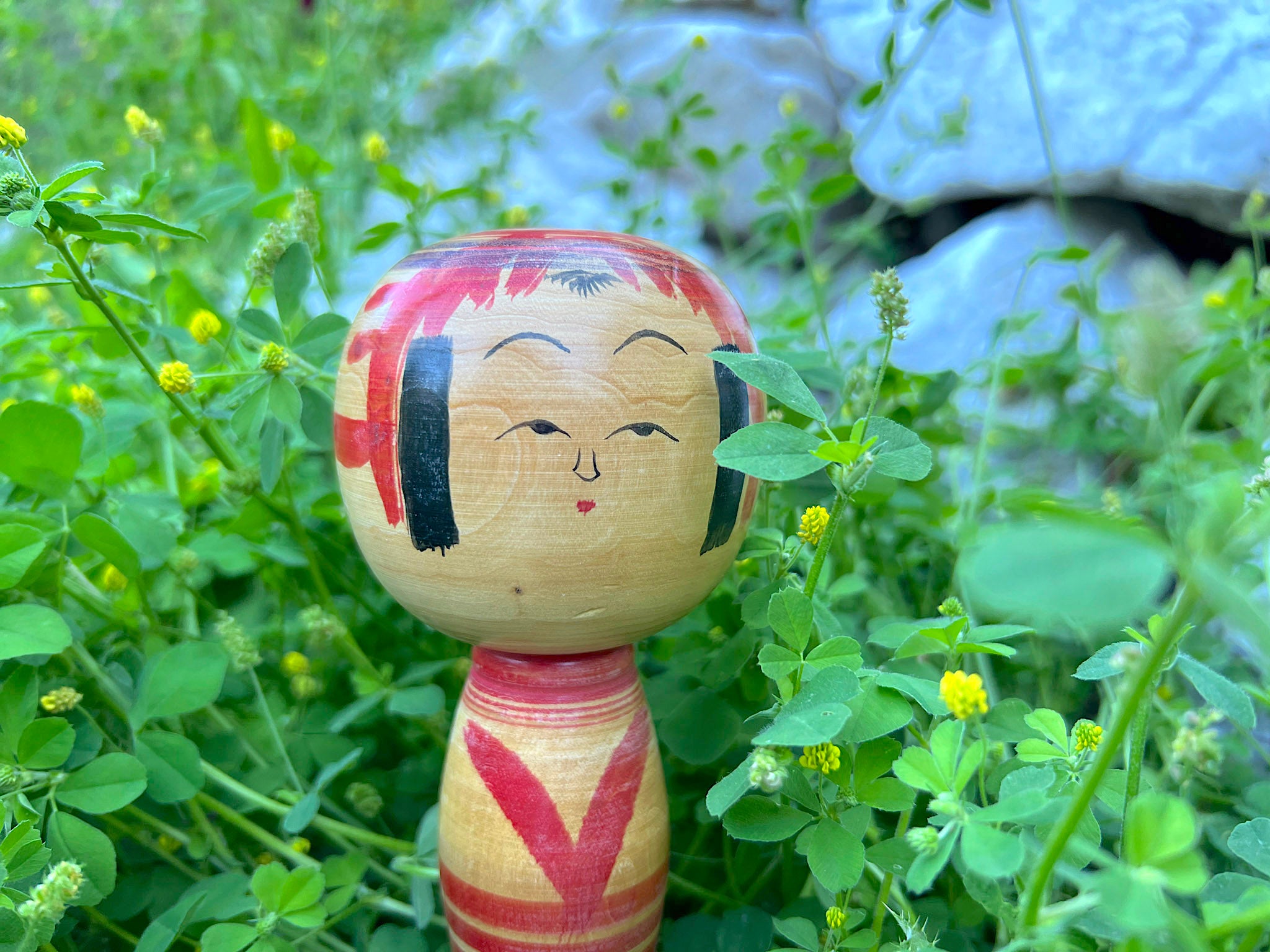 Vintage kokeshi from Japan