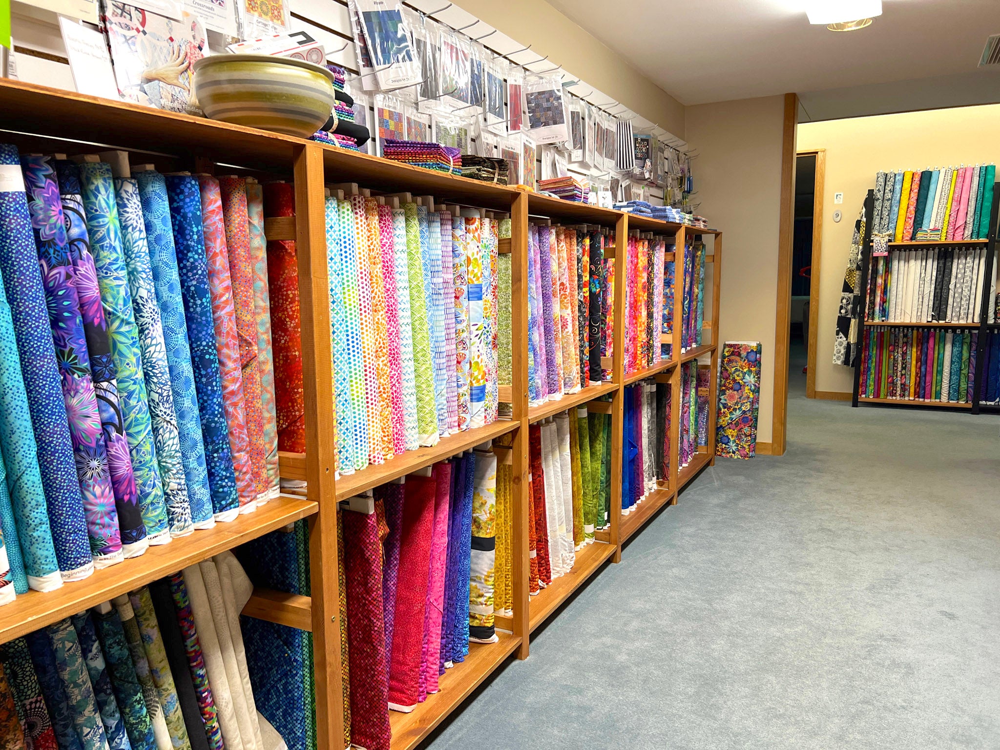 Dye Candy Quilt Shop at Woodland Ridge Retreat in Downsville WA