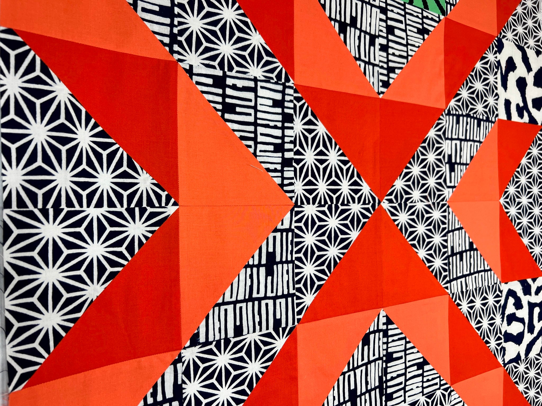 Process, Zag Medallion Quilt by Patricia Belyea