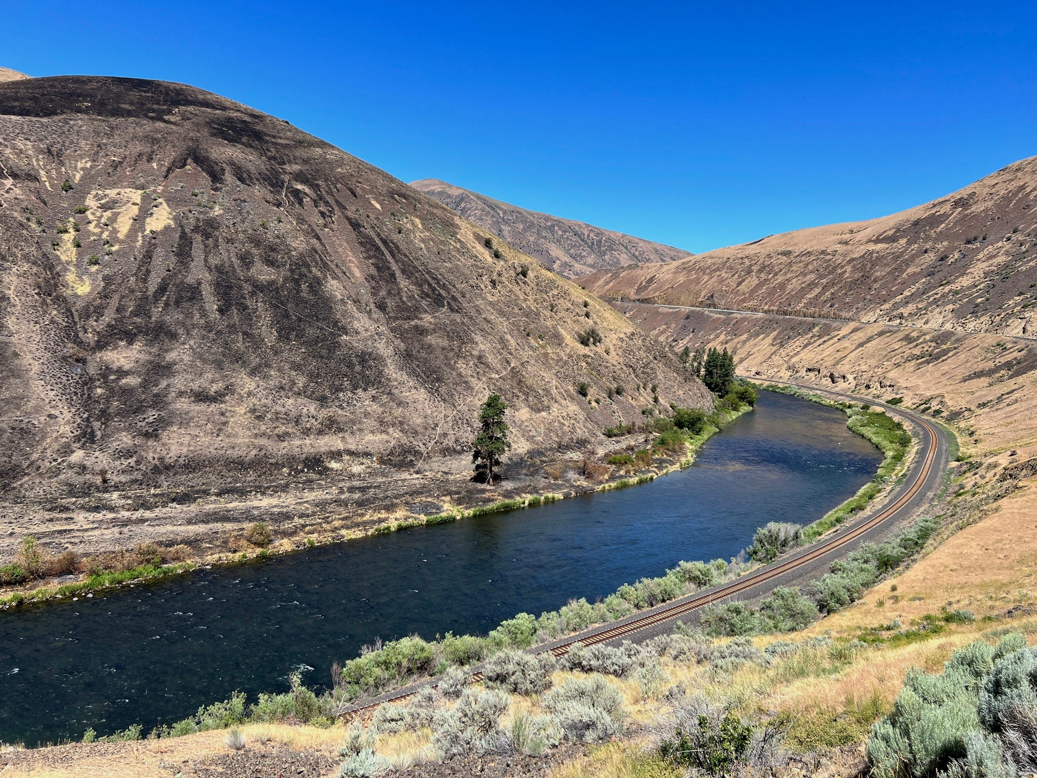 Yakima River Canyon, Highway 821, June 2024