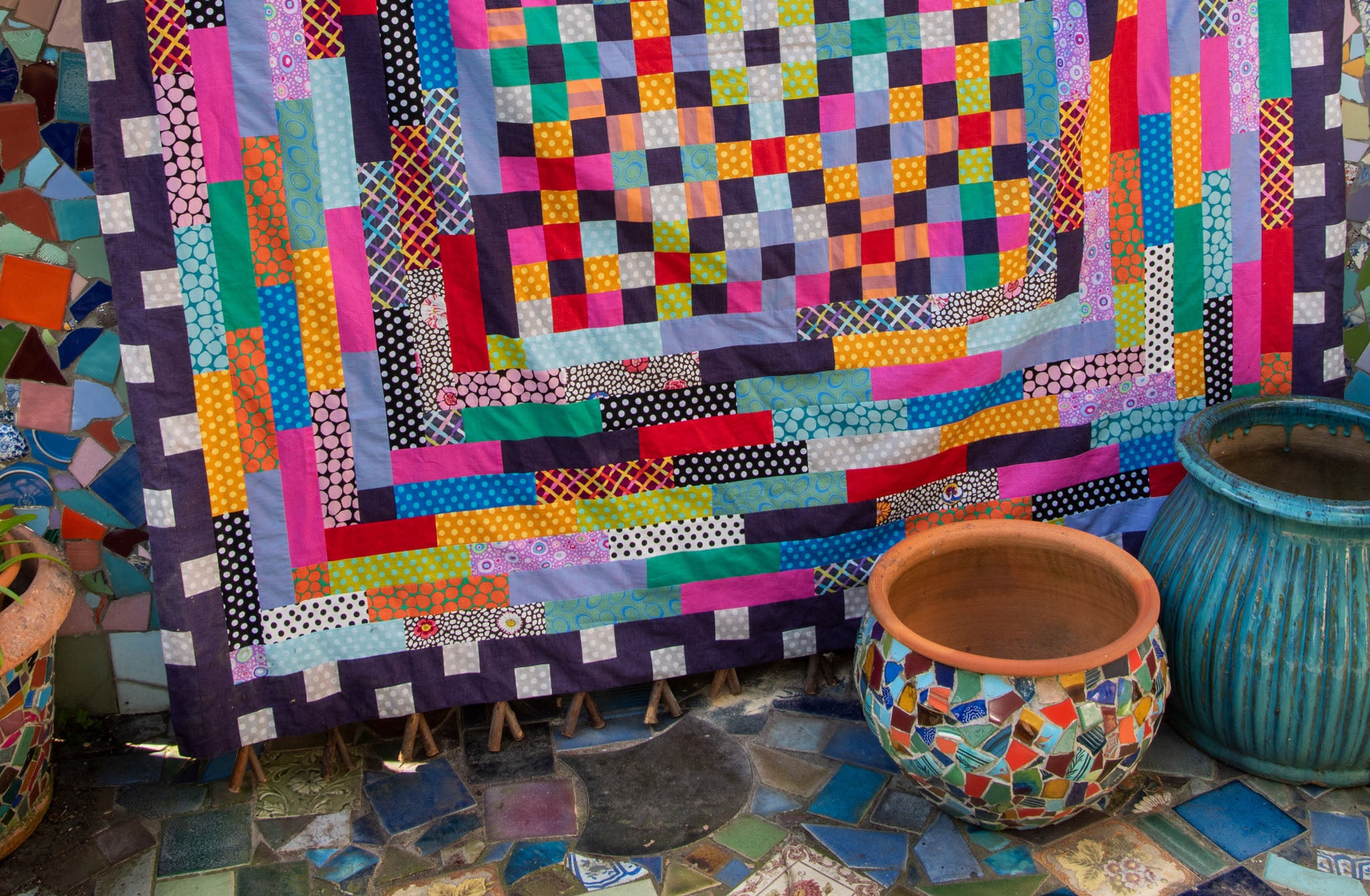 Kaffe Fassett, at home in his London studio