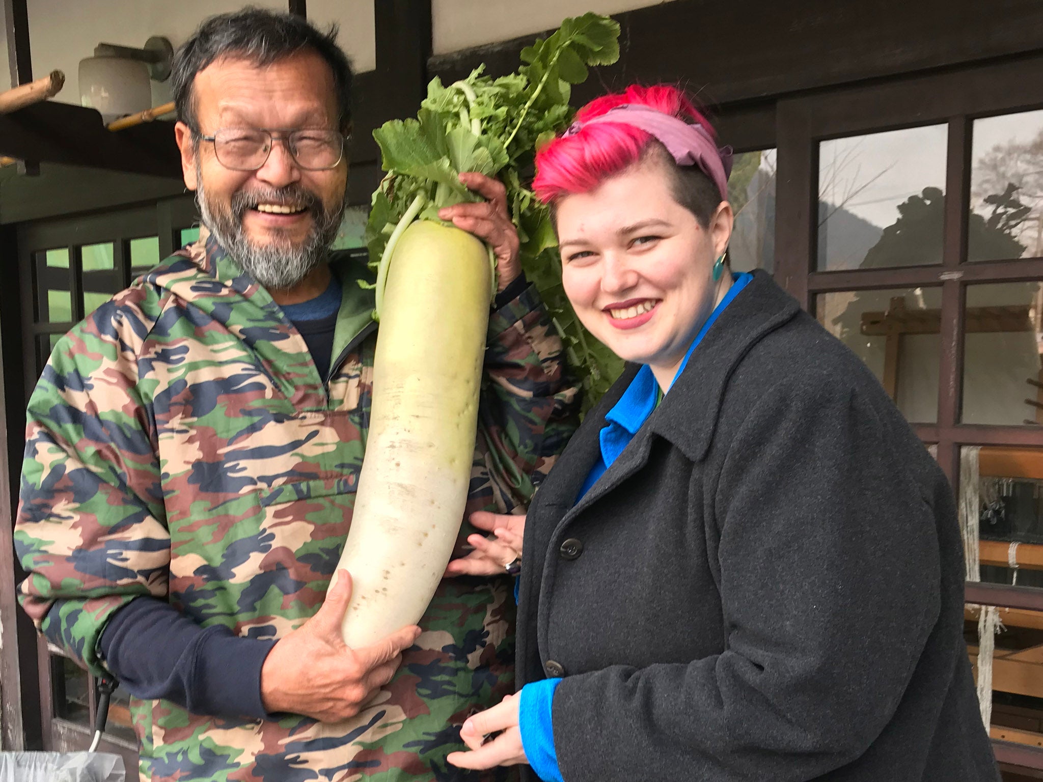 Victoria Stone of Okan Arts at Ohara Botanical Dyeing Farm JP