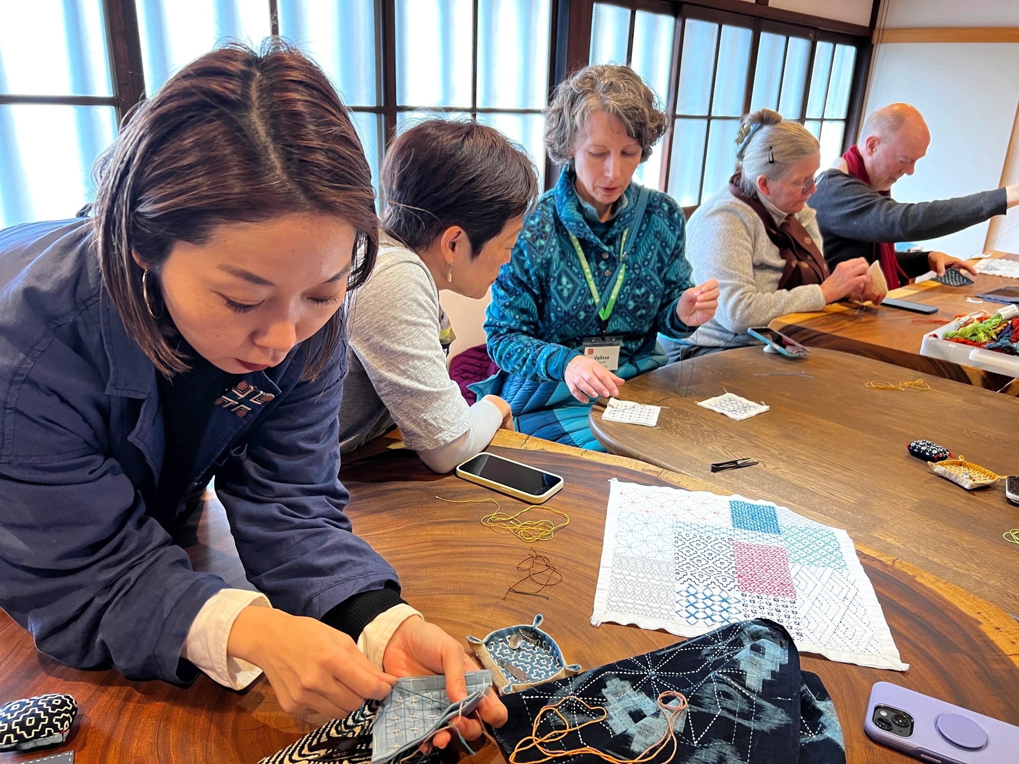 Sashiko.Lab workshop with Okan Arts in Kyoto JP