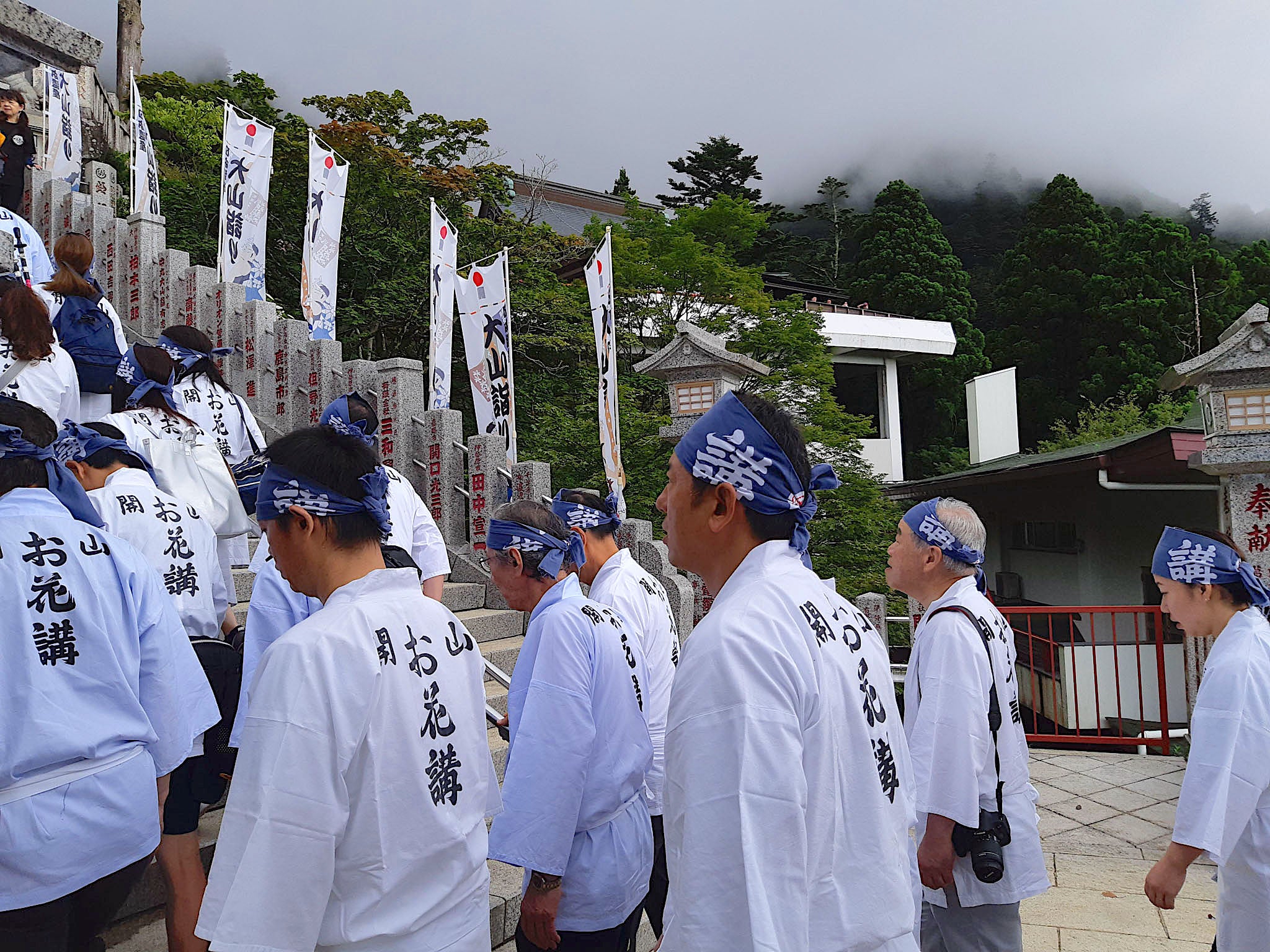 Annual pilgrimage to Oyama Mountain Shrine