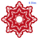 Festive Collection Scalloped Snowflake Frame Die