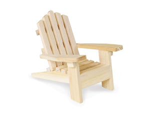 mini wooden adirondack chairs