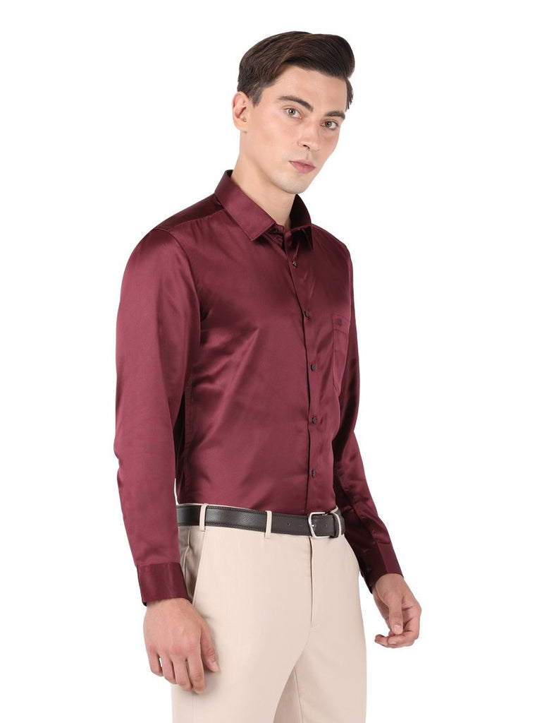 OTTO - Poly Satin - Ash Plain Shirt. Slim Fit.Beetal_10 – ottostore.com