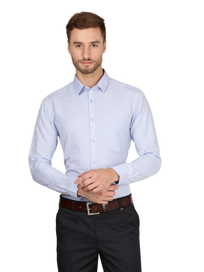 OTTO - Sky Blue Plain Shirt. Relax Fit - LUSTER_9 – ottostore.com