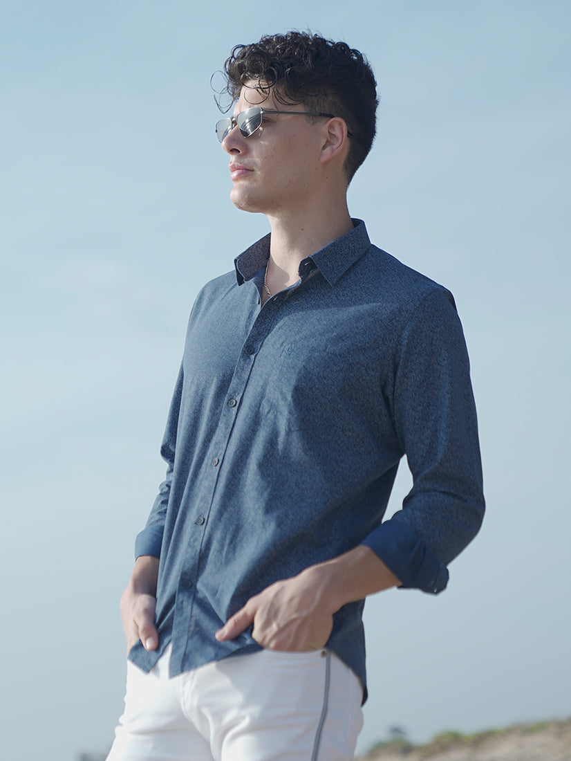 OTTO - Pink Plain Shirt. Relax Fit - LINENFEEL_1 –