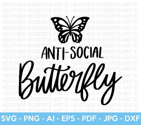 Free Free 231 Antisocial Butterfly Svg SVG PNG EPS DXF File