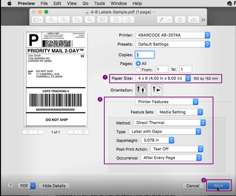 Why is the printer skipping labels or print content across ...