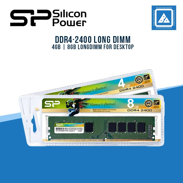 SILICON POWER 4GBDDR4·2400 | 8GBDDR4·2400 LONG DIMM
