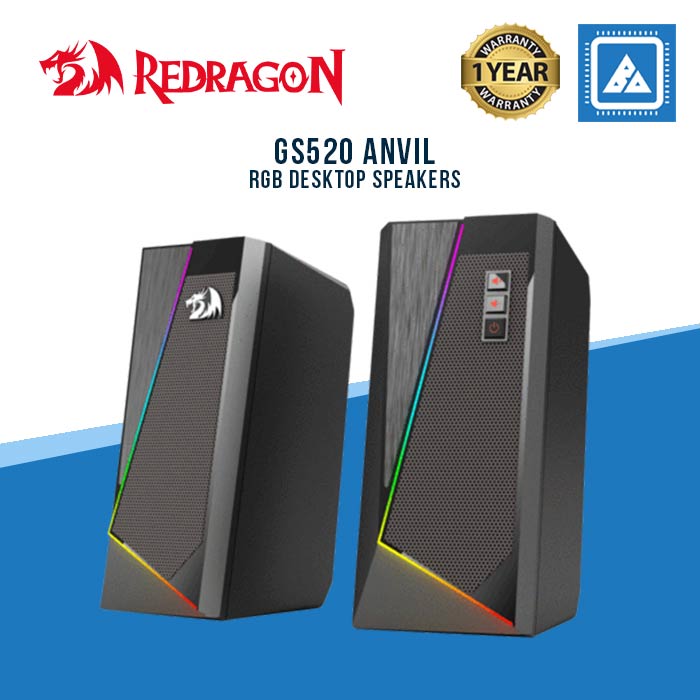 redragon gs520 anvil rgb gaming speakers