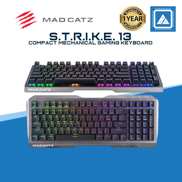 Mad Catz マッドキャッツ ゲーミングキーボード S.T.R.I.K.E. 13 小型