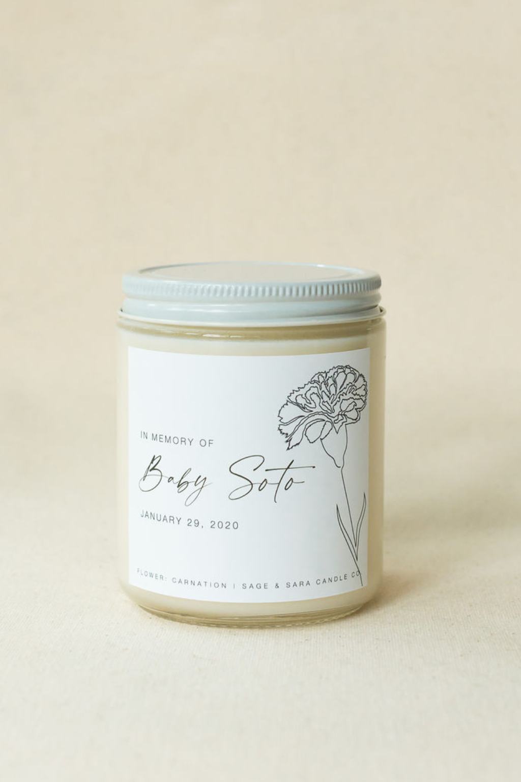 Custom Label - Soy Wax Candle – Sandy Paws Candles