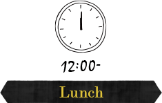 12:00 Lunch