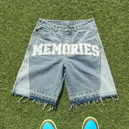 Memories Jean Shorts - White Market product image