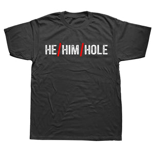 He Him Hole Tee - White Market