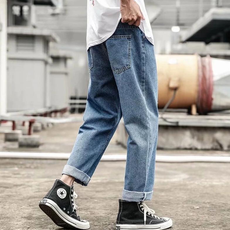 90's Baggy Fit Jean – White Market
