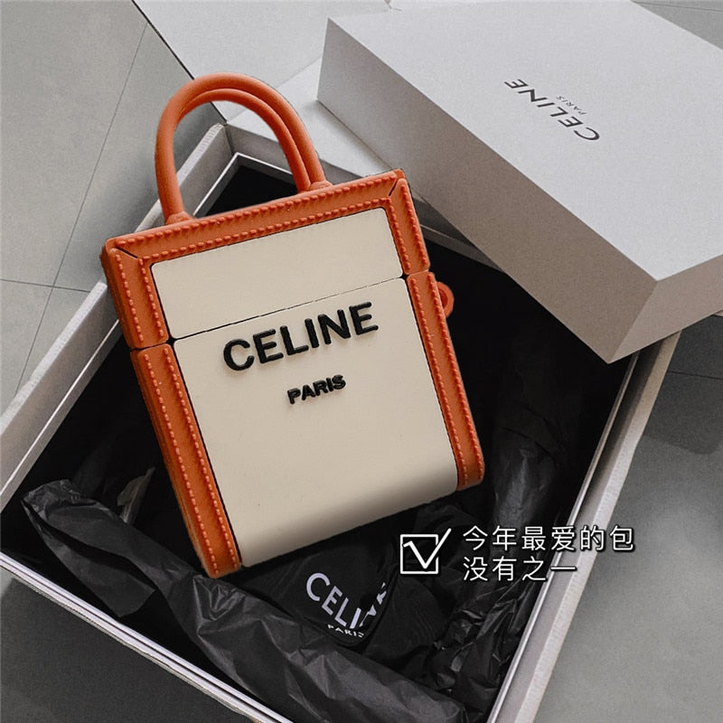 Mini Celine Bag Airpod Case – White Market