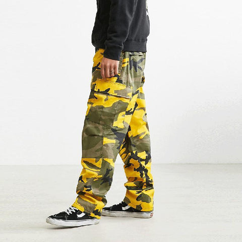 colored cargo pants