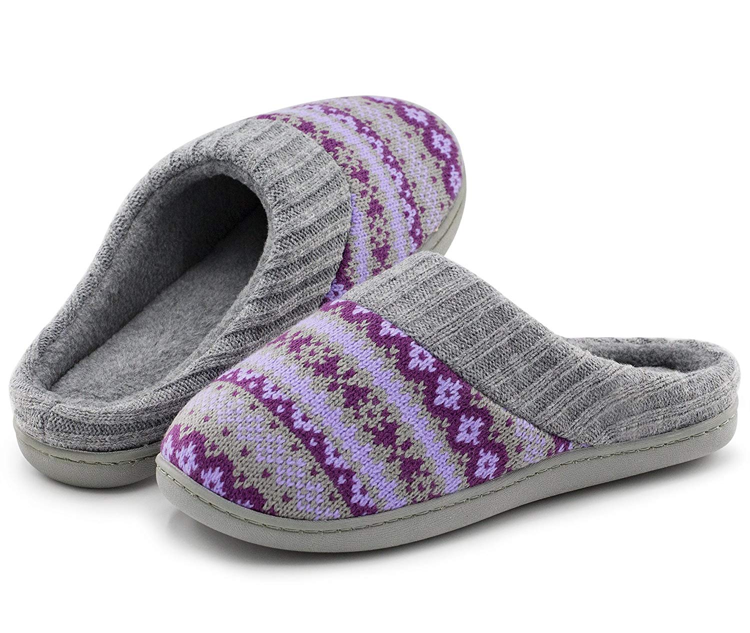 rockdove women's memory foam slippers