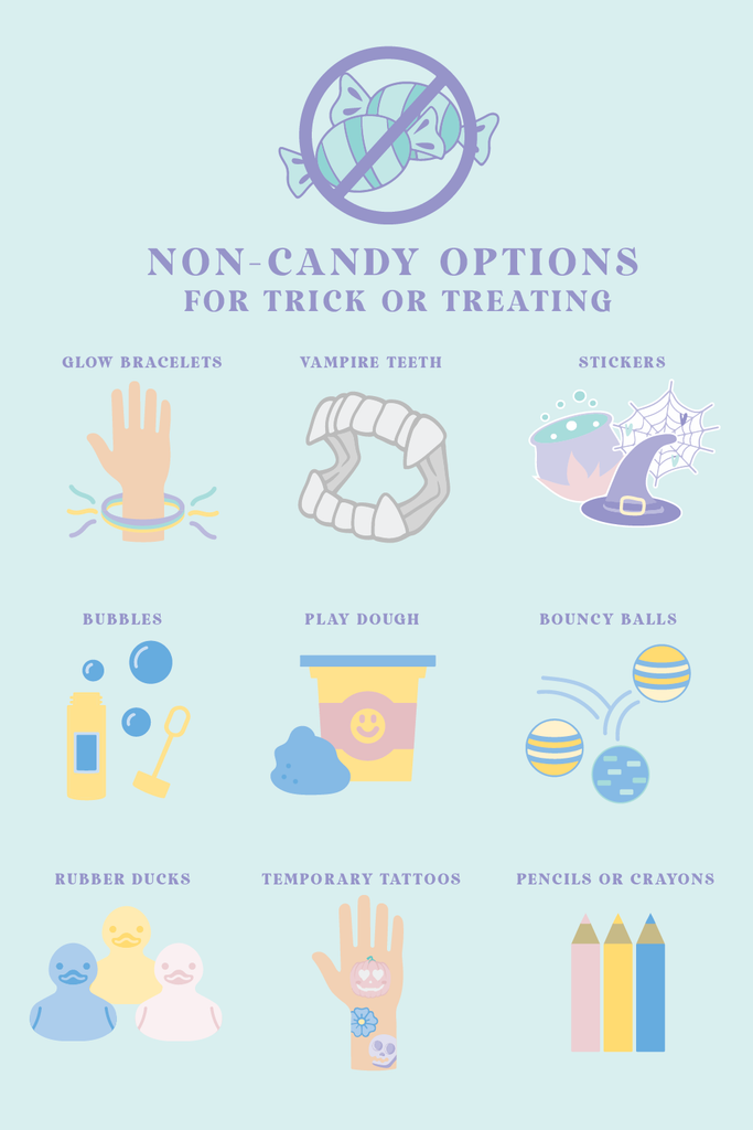 Non-Candy Options for Tick or Treating