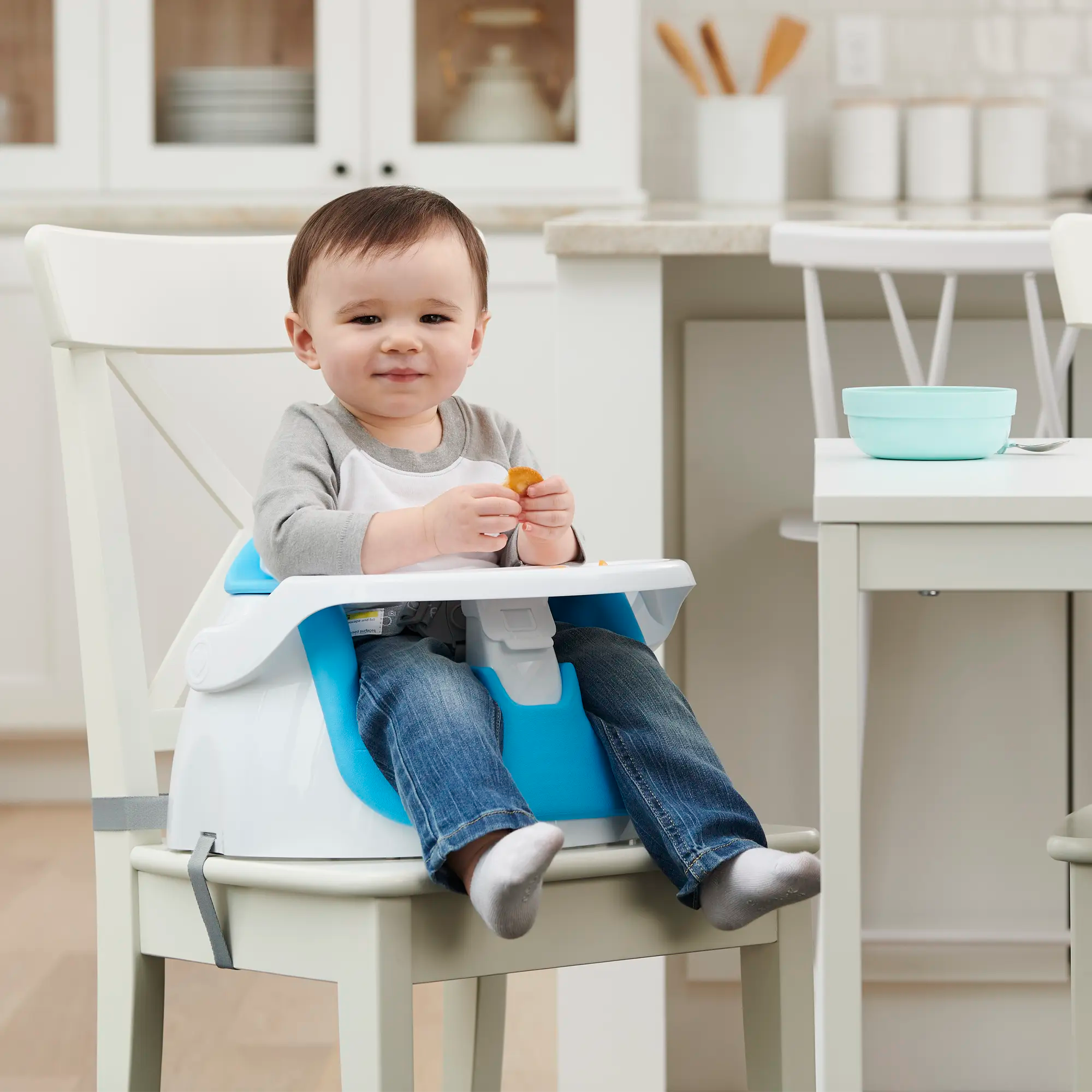 My Little Seat® 2-in-1 Floor and Booster Seat - Blue