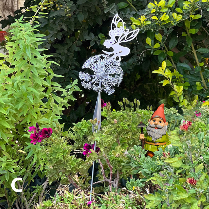 Fairy Garden - Dancing Fairy Statue Steel