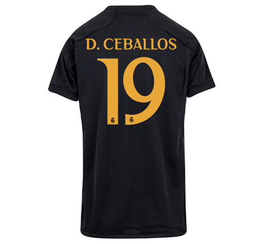 Camiseta Mujer Tercera Equipación Negra 23/24