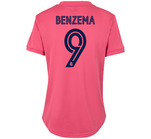 9 Benzema Second Team Shirt Real Madrid 20 21 Frau Real Madrid Cf Eu Shop