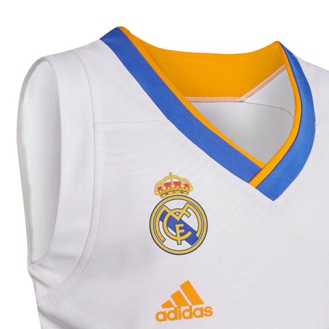 mezcla Incentivo esta ahí Camiseta Niños Baloncesto Primera Equipación Blanca 21/22 - Real Madrid CF  | EU Tienda