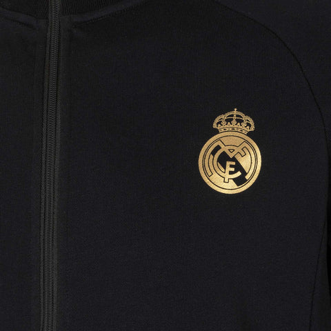 real madrid black and gold jacket