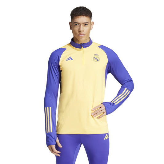 Pantalón de Chándal Real Madrid 3 Franjas 2022/2023 - Azul/Amarillo –  Footkorner