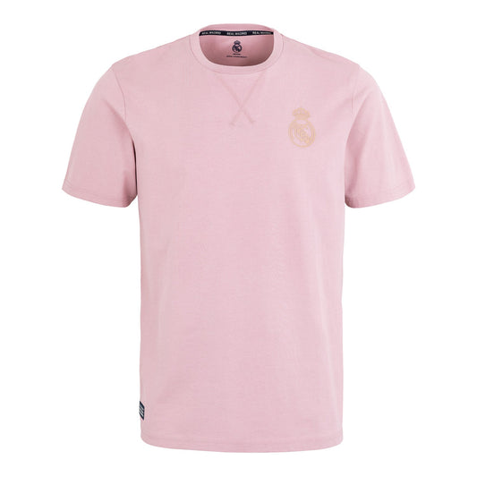 Camisa poliester Real Madrid, Camisa madridista blanca fucsia