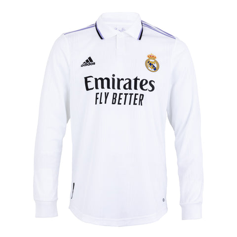 esférico regla Inspección Real Madrid Camiseta Manga Larga Authentic Hombre Blanca 22/23 - Real  Madrid CF | EU Tienda