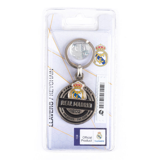 Real Madrid, Peluche Osito con Bufanda, Producto Oficial Real Madrid,  Dimensión 20 cm, Color Marrón (CyP Brands)