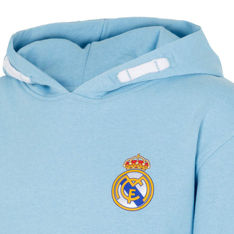 Sudadera Capucha Niño Essentials Azul - Real Madrid CF EU Tienda