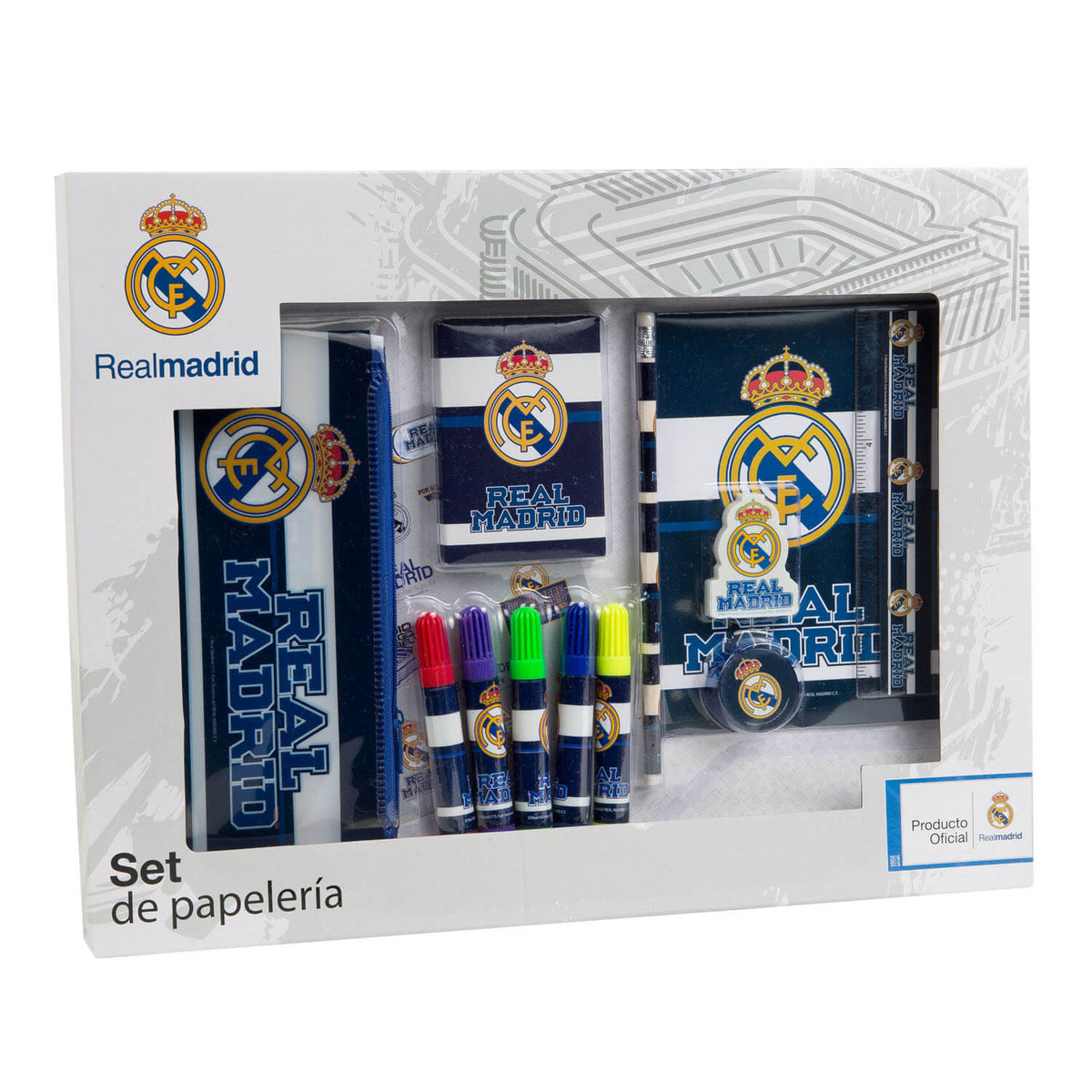 Set Papelería 20 Piezas Real Madrid - Real Madrid CF - EU Tienda