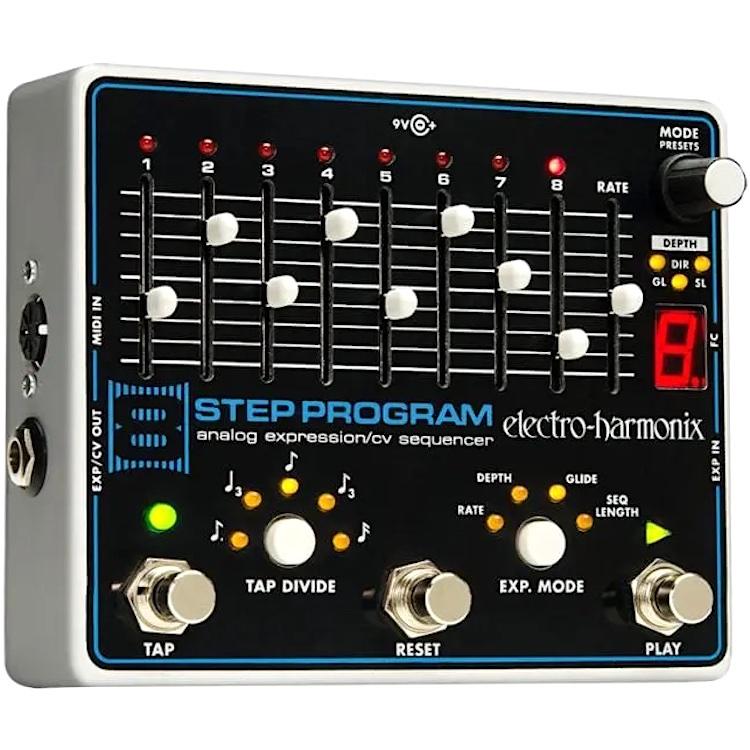 Electro-Harmonix 8 Step Program Analog Expression/CV Squencer Effects Pedal Controller
