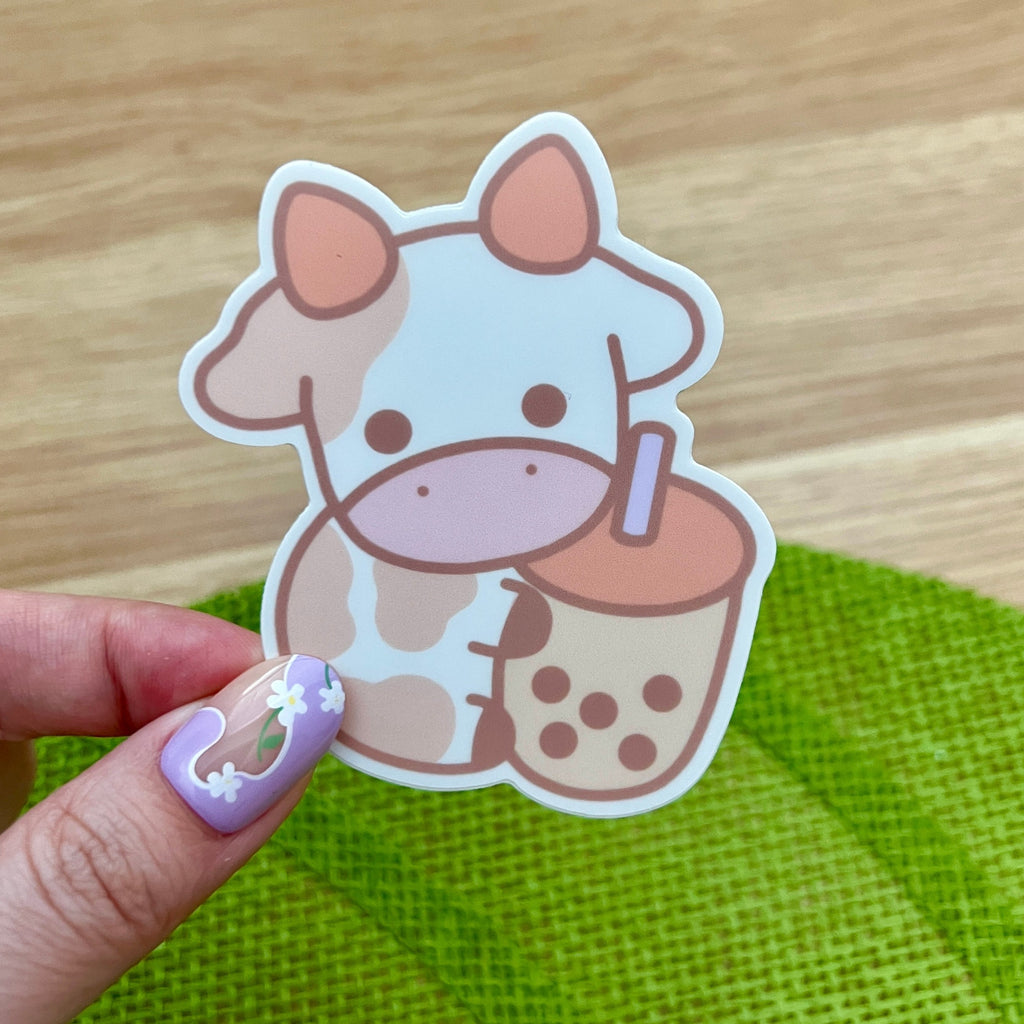 Blueberry Cow kawaii Sticker for Sale by MayBK