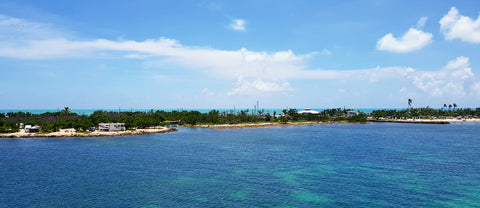 Beachfront view of Coconut RV Park 
